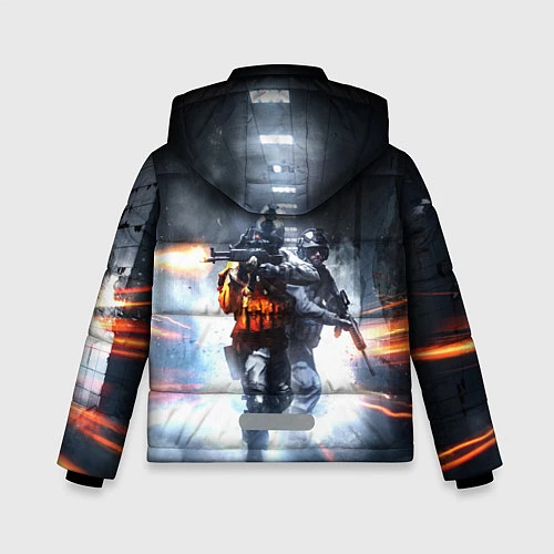 Зимняя куртка для мальчика Battlefield / 3D-Светло-серый – фото 2