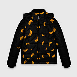 Куртка зимняя для мальчика Банана, цвет: 3D-черный