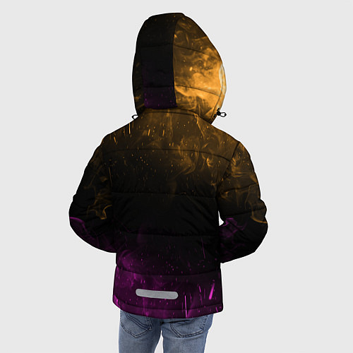 Зимняя куртка для мальчика Brawl Stars Sandy / 3D-Черный – фото 4