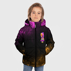 Куртка зимняя для мальчика Бравл Старс, цвет: 3D-черный — фото 2