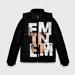 Куртка зимняя для мальчика Eminem, цвет: 3D-черный