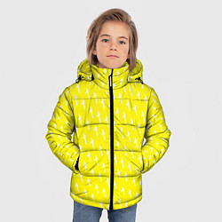 Куртка зимняя для мальчика LiL PEEP, цвет: 3D-черный — фото 2
