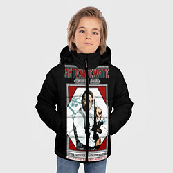 Куртка зимняя для мальчика Антон Чехов, цвет: 3D-светло-серый — фото 2