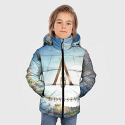 Куртка зимняя для мальчика Oddysey, цвет: 3D-черный — фото 2