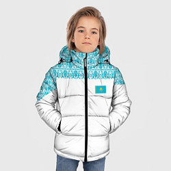 Куртка зимняя для мальчика Казахстан Форма, цвет: 3D-черный — фото 2