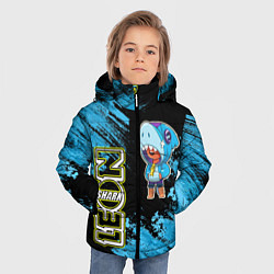Куртка зимняя для мальчика Brawl Stars shark, цвет: 3D-черный — фото 2