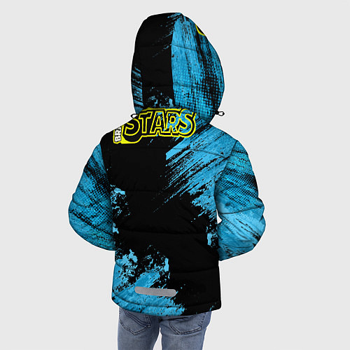 Зимняя куртка для мальчика Brawl Stars shark / 3D-Черный – фото 4