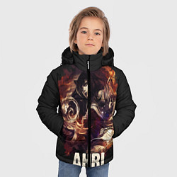 Куртка зимняя для мальчика Ahri, цвет: 3D-светло-серый — фото 2