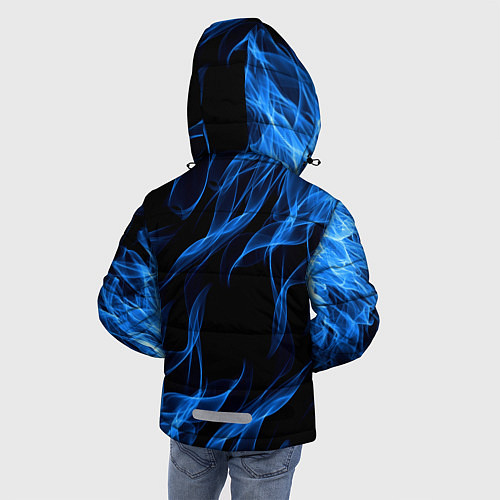 Зимняя куртка для мальчика BLUE FIRE FLAME / 3D-Черный – фото 4