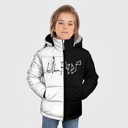 Куртка зимняя для мальчика LIL PEEP НА СПИНЕ, цвет: 3D-черный — фото 2