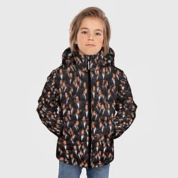 Куртка зимняя для мальчика Растерянный Траволта, цвет: 3D-светло-серый — фото 2