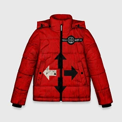 Куртка зимняя для мальчика THREE DAYS GRACE RED, цвет: 3D-черный