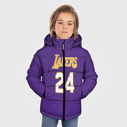Куртка зимняя для мальчика Los Angeles Lakers Kobe Brya, цвет: 3D-черный — фото 2