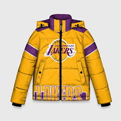 Куртка зимняя для мальчика Los Angeles Lakers, цвет: 3D-светло-серый