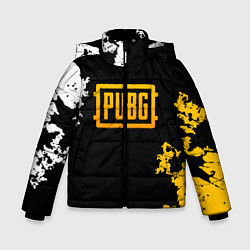 Куртка зимняя для мальчика PUBG, цвет: 3D-черный