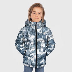 Куртка зимняя для мальчика Камуфляж: зимний, цвет: 3D-черный — фото 2