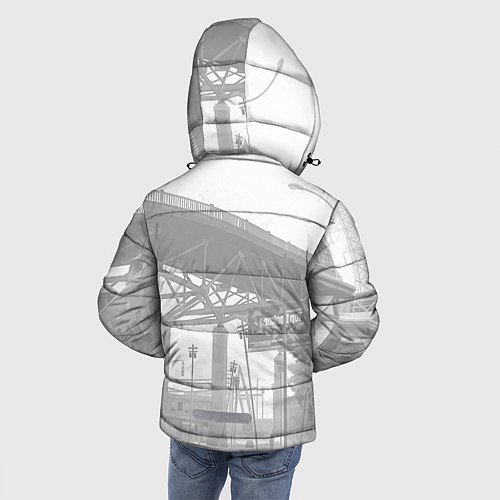 Зимняя куртка для мальчика GTA SanAndreas / 3D-Черный – фото 4