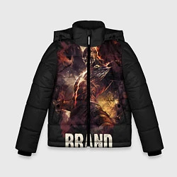 Куртка зимняя для мальчика Brand, цвет: 3D-черный