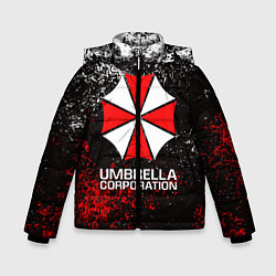 Куртка зимняя для мальчика UMBRELLA CORP, цвет: 3D-черный