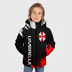 Куртка зимняя для мальчика UMBRELLA CORP, цвет: 3D-красный — фото 2