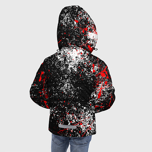 Зимняя куртка для мальчика UMBRELLA CORP / 3D-Светло-серый – фото 4