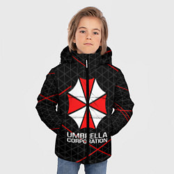 Куртка зимняя для мальчика UMBRELLA CORP, цвет: 3D-светло-серый — фото 2