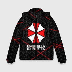 Куртка зимняя для мальчика UMBRELLA CORP, цвет: 3D-красный