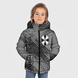 Куртка зимняя для мальчика Umbrella Corporation, цвет: 3D-черный — фото 2