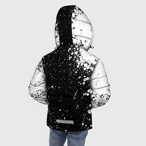 Зимняя куртка для мальчика BMW / 3D-Черный – фото 4