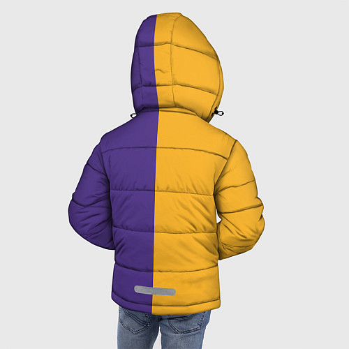 Зимняя куртка для мальчика LA LAKERS / 3D-Черный – фото 4