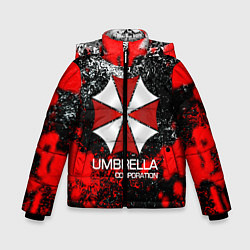 Куртка зимняя для мальчика UMBRELLA CORP, цвет: 3D-красный