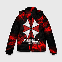 Куртка зимняя для мальчика UMBRELLA CORP, цвет: 3D-светло-серый