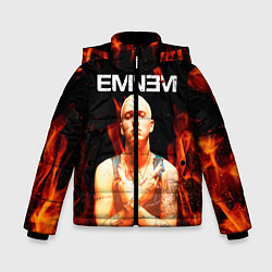 Куртка зимняя для мальчика EMINEM, цвет: 3D-черный