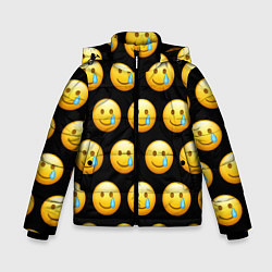 Куртка зимняя для мальчика New Emoji, цвет: 3D-красный