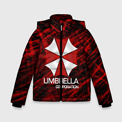 Куртка зимняя для мальчика UMBRELLA CORP, цвет: 3D-черный