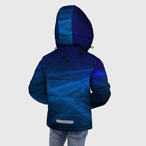 Зимняя куртка для мальчика Brawl stars leon shark / 3D-Черный – фото 4
