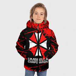 Куртка зимняя для мальчика UMBRELLA CORPORATION, цвет: 3D-черный — фото 2