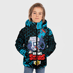 Куртка зимняя для мальчика BRAWL STARS 8-BIT, цвет: 3D-черный — фото 2