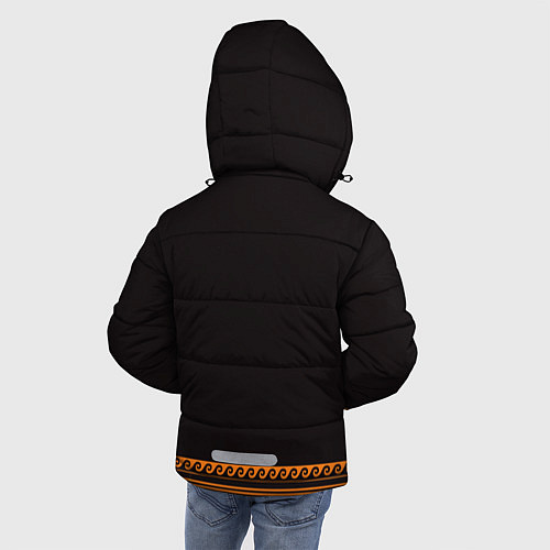 Зимняя куртка для мальчика Греко-римская борьба / 3D-Черный – фото 4