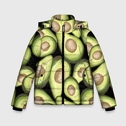Зимняя куртка для мальчика Avocado background