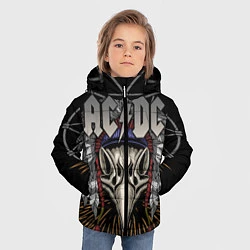 Куртка зимняя для мальчика ACDC, цвет: 3D-красный — фото 2
