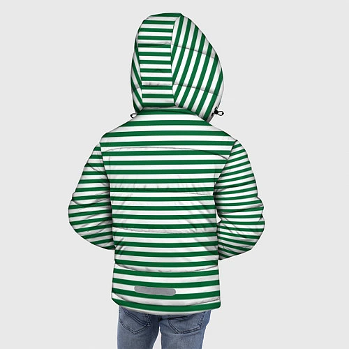 Зимняя куртка для мальчика Тельняшка пограничных войск / 3D-Черный – фото 4