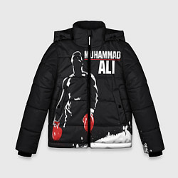 Куртка зимняя для мальчика Muhammad Ali, цвет: 3D-черный