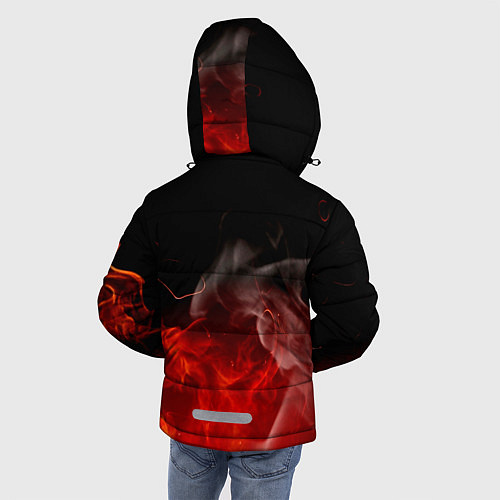 Зимняя куртка для мальчика Внутренние войска / 3D-Черный – фото 4
