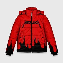 Куртка зимняя для мальчика METALLICA, цвет: 3D-черный