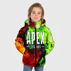 Куртка зимняя для мальчика APEX LEGENDS, цвет: 3D-красный — фото 2