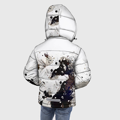 Зимняя куртка для мальчика Assassins Creed / 3D-Черный – фото 4