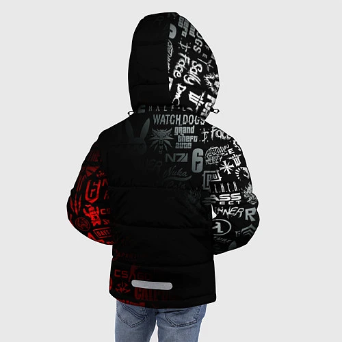 Зимняя куртка для мальчика ROBLOX / 3D-Черный – фото 4