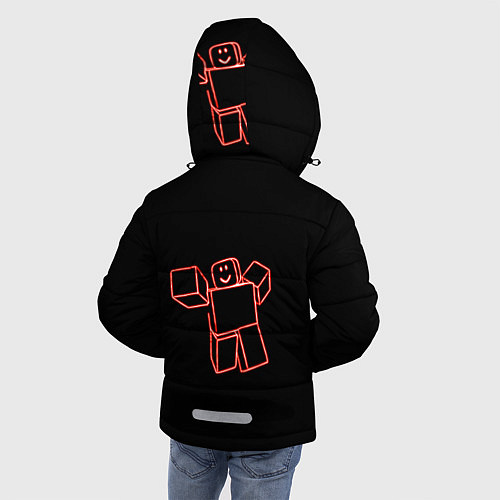 Зимняя куртка для мальчика Роблокс Roblox / 3D-Черный – фото 4