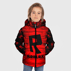 Куртка зимняя для мальчика Roblox, цвет: 3D-светло-серый — фото 2